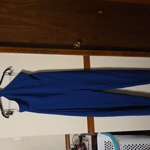 Chic Royal Blue Halter Jumpsuit